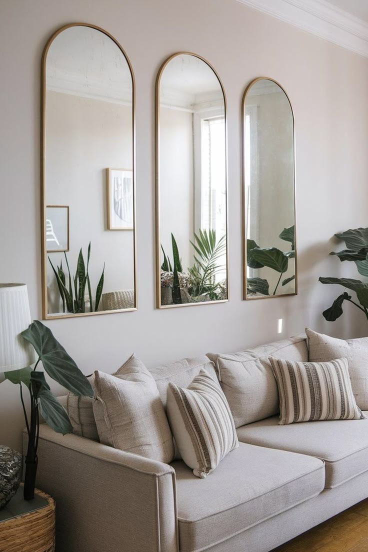 Triple Arch Mirrors
