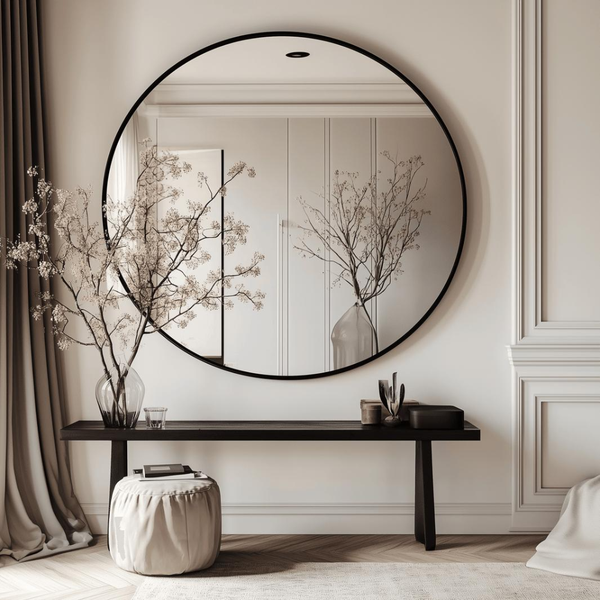 Solstice Backlit Round Mirror