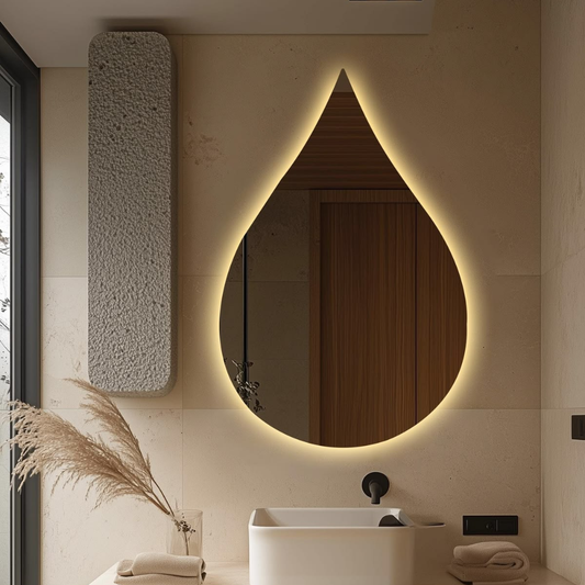 Droplet LED Bathroom Mirror