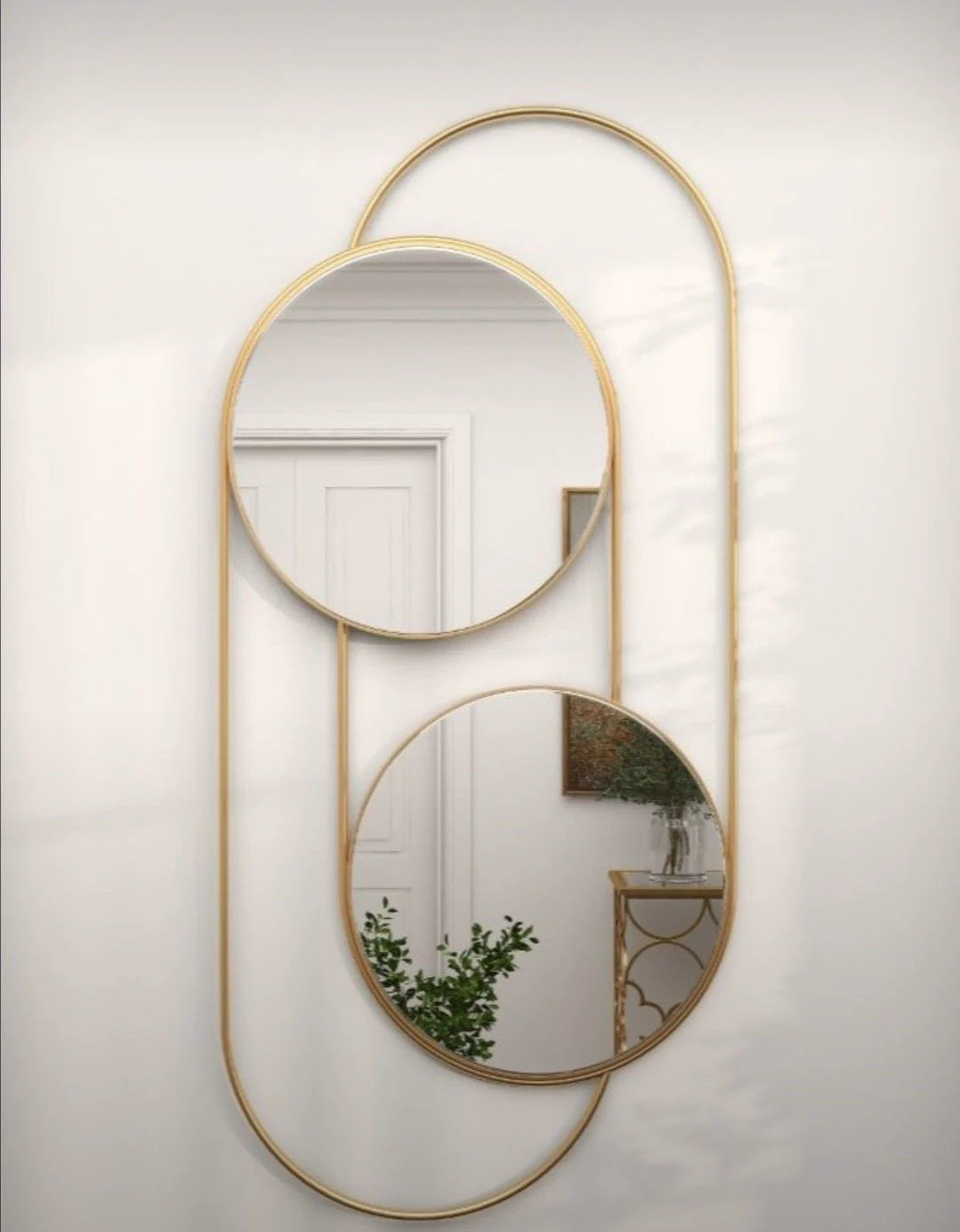 Double Circle Capsule Mirror