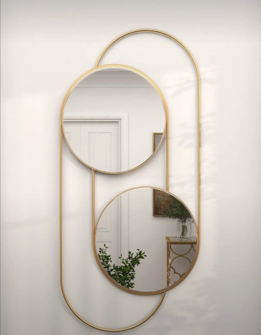Double Circle Capsule Mirror